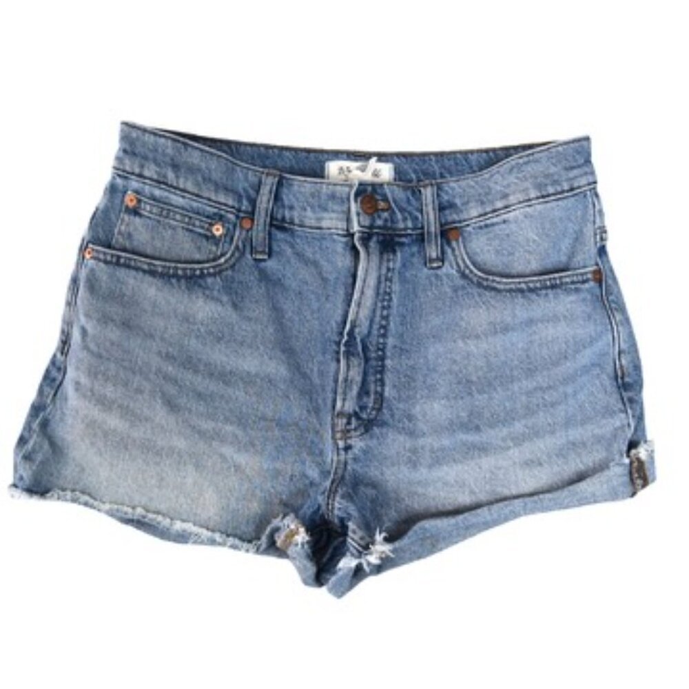 Madewell The Perfect Jean Shorts 30 High Rise Cutoff Vintage Casual